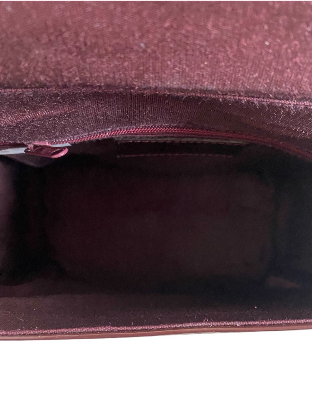 Etienne Aigner vintage top handle burgundy leather satchel - Picture 5 of 9